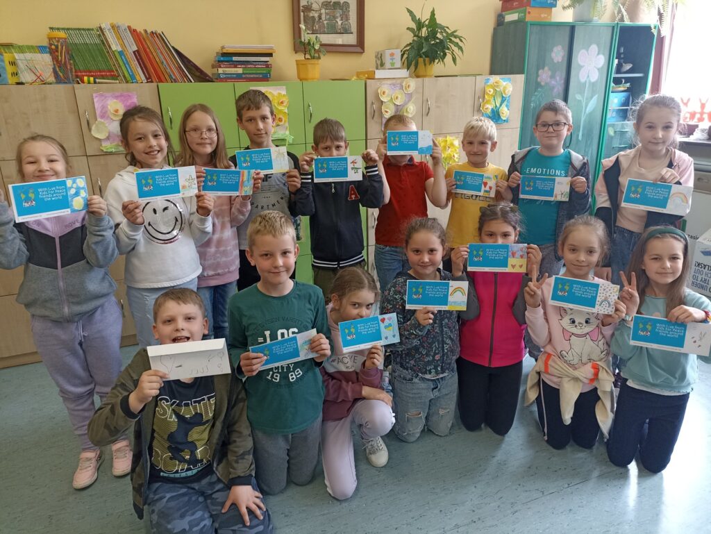 Polish classrom with envelopes